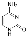 Chemical structure of cytosine