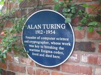 Turing Plaque