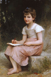 William-Adolphe Bouguereau (1825-1905) - A Calling (1896)