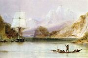 HMS Beagle by Conrad Martens