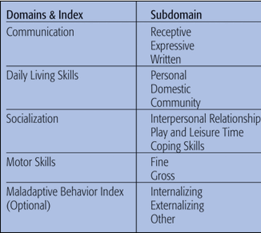 Vineland Adaptive Behavior Scale