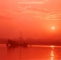 Early morning on the Ganges