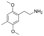 Chemical structure of 2C-D