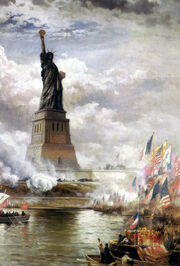 EdwardMoran-UnveilingTheStatueofLiberty1886Large