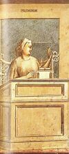 Giotto - Scrovegni - -40- - Prudence