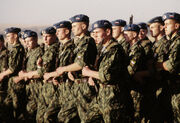 Russian paratroopers in Kazakhstan