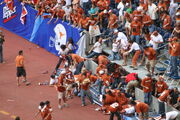 Partial stadium collapse at Big12 college football championship - 2005