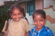 Tamil girls in Tiruvanamalai