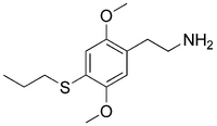 Chemical structure of 2C-T-7