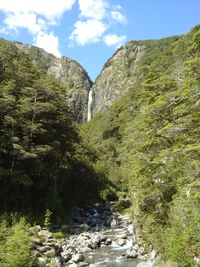 Devils Punchbowl Waterfall, New Zealand