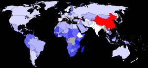 Sex ratio below 15 per country smooth