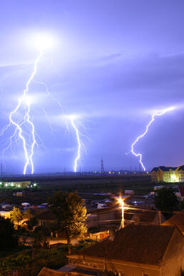 Lightning over Oradea Romania 2