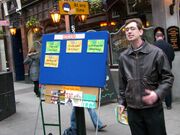 Street preacher in Covent Garden 1