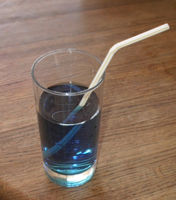 Why does this straw look like it's broken?