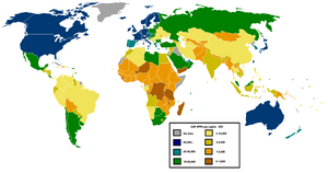 GDP PPP per capita world map IMF figures year 2006(2)