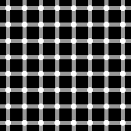 Grid illusion