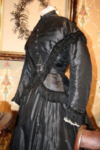 Mourning dress, 19th century