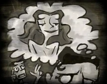 Then Sasha came across a memory of his mom and dad making love. That's how he learned where babies come from.