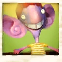 BrainPolaroidBenny.png (20 KB) Benny Fideleo's jarred brain photo.