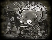 Loboto mutating Linda.