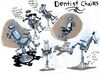 Concept art of the dentist chairs.