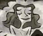 Sasha's mother in bed.