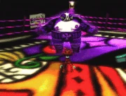 The "Eagle Dive" attack animation.