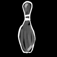 Single bowling pin