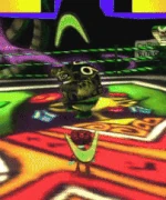 The "Head of Confusion" attack animation.