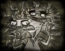 This, in turn, led to a case of severe mood swings. One moment graceful and poised, the next...violently aggressive.