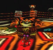 The "Paws of Fury" attack animation.