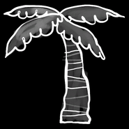 Normal palm tree