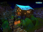 The main lodge from the Psychonauts early prototype.