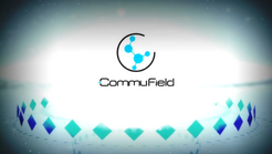 CommunField log-in screen