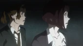 Aoyanagi and Hatano are surprised at what they saw.