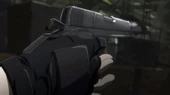Tsunemori's gun.