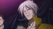 Makishima appears at the end of the episode.