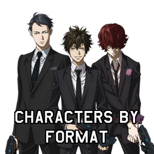 Characters by Format banner