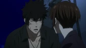 Kogami frees Tsunemori using Wong's gun.