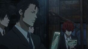 Sugo and other enforcers in Gekijo-ban: Psycho-Pass.