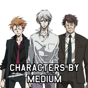 Characters by Medium banner