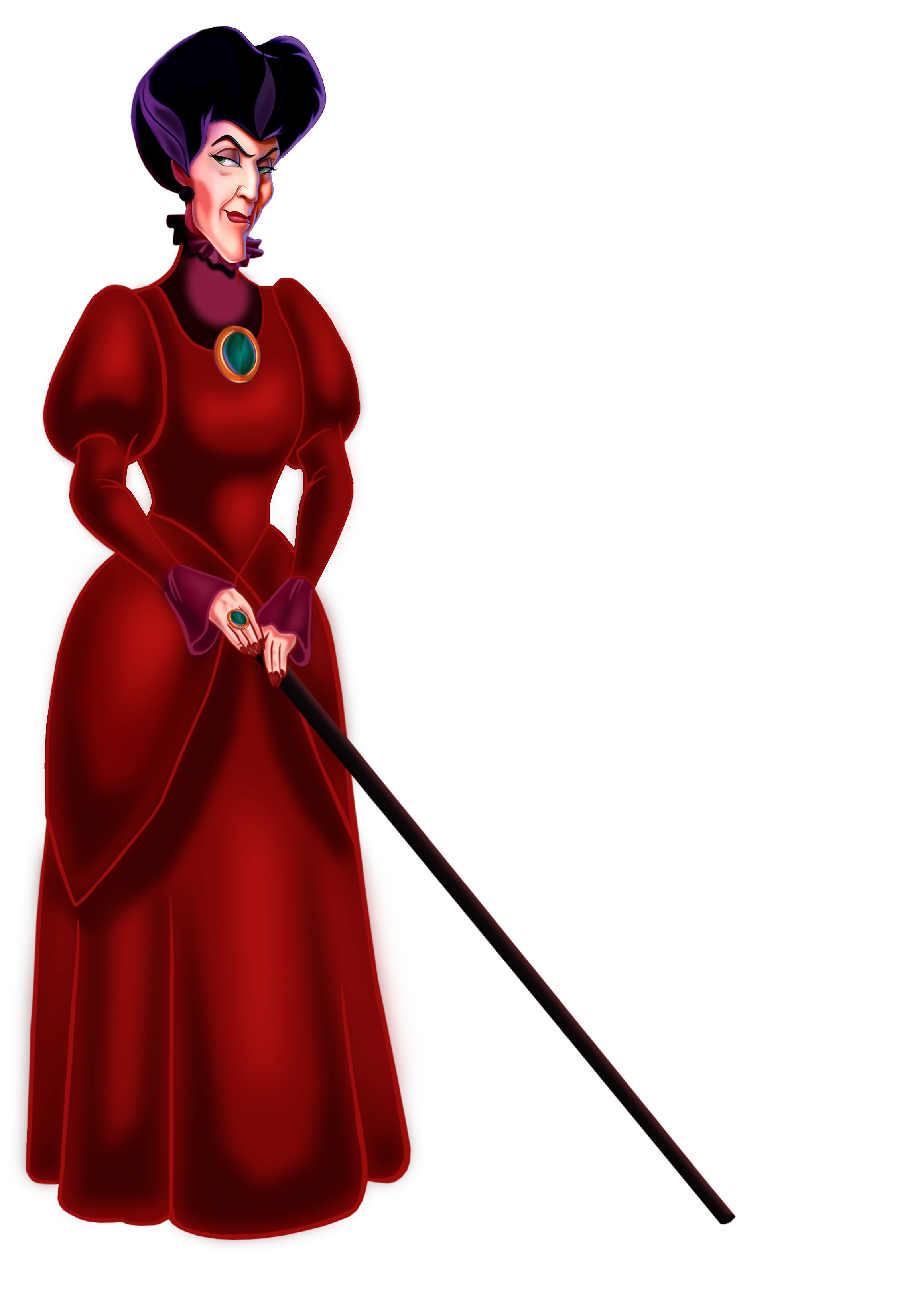chinese dress ladies Disney Cinderella Lady Tremaine Wicked Stepmother Cosplay Costume Male / L