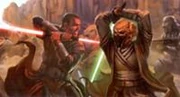 Gnost-Dural em uma luta contra um Sith.
