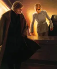 Chefe de Estado Daala exila o Grande Mestre Skywalker.