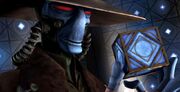 Cad Bane mit Holocron