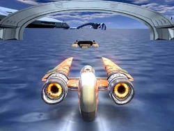 Corrida de deslizadores em Ahto.