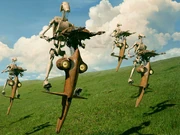  pilotando PAMs sobre as planícies de .