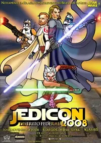 Flyer da JediCon DF 2008.