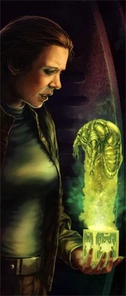 Leia e o holocron de Bodo Baas