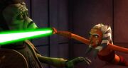 Ahsoka bedroht Gunray